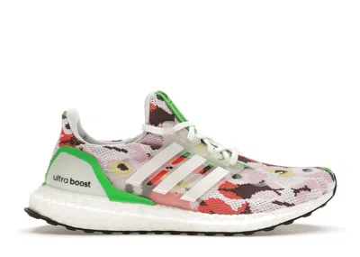 Pre-owned Adidas Originals Ultra Boost 4.0 Dna Marimekko Floral (women's) Sneakers In Cloud White/pearl Citrine