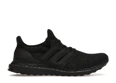 Pre-owned Adidas Originals Ultra Boost 4.0 Dna Triple Black (women's) Sneakers In Core Black/active Red In Multi