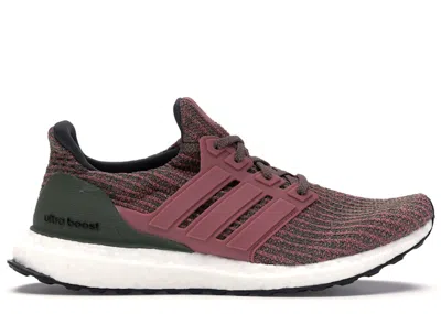 Pre-owned Adidas Originals Ultra Boost 4.0 Olive Pink (women's) Sneakers In Trace Maroon/base Green