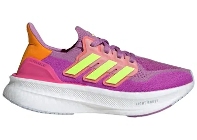 Pre-owned Adidas Originals Ultra Boost 5 Sneakers In Preloved Purple/lucid Lemon/purple Burst In Multi