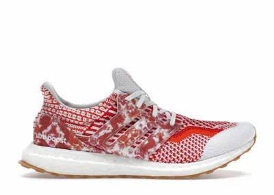 Pre-owned Adidas Originals Ultra Boost 5.0 Dna Nature Lab (women's) Sneakers In Cloud White/scarelet Red