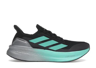 Pre-owned Adidas Originals Ultra Boost 5x Mercedesamg Petronas Formula One Team (women's) Sneakers In Core Black/semi Mint Rush In Multi