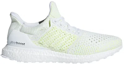 Pre-owned Adidas Originals Ultra Boost Clima (youth) Sneakers In Cloud White/shock Yellow In Multi
