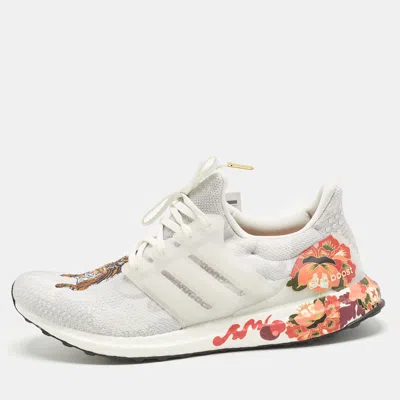 Pre-owned Adidas Originals Ultra Boost Dna Chinese New Year Size 42 2/3 Grey Knit Fabric Low Top Sneakers In Gray