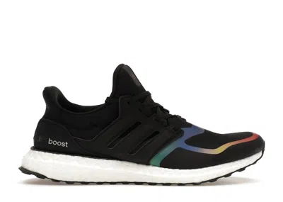 Pre-owned Adidas Originals Ultra Boost Dna Rainbow Iridescent (women's) Sneakers In Core Black/red In Multi