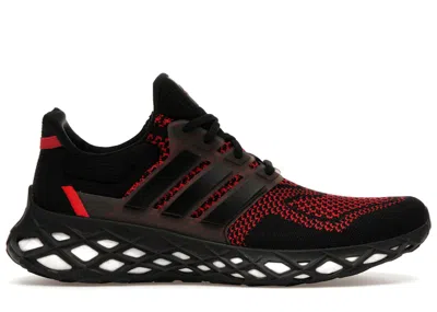 Pre-owned Adidas Originals Ultra Boost Web Dna Sneakers In Core Black/vivid Red