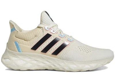Pre-owned Adidas Originals Ultra Boost Web Dna Sneakers In Off White/legend Ink/ecru Tint