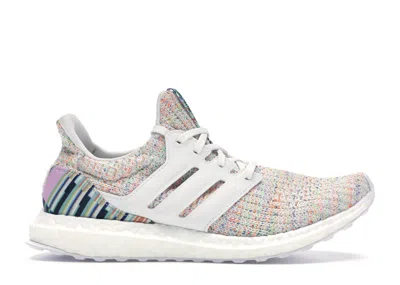 Pre-owned Adidas Originals Ultra Boost White (women's) Sneakers In Crystal White/glow Green