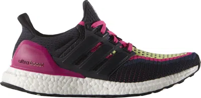 Pre-owned Adidas Originals Ultra Boost (women's) Sneakers In Night Navy Blue/pink