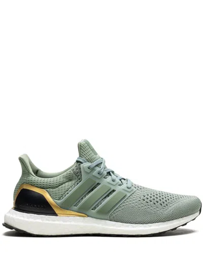 Adidas Originals Adidas Ultraboost 1.0 Dna Running Sneaker In Green/green/gold Metallic
