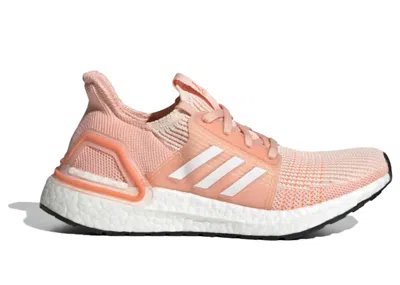 Pre-owned Adidas Originals Ultraboost 19 Sneakers In Linen/cloud White/glow Pink
