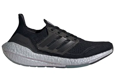 Pre-owned Adidas Originals Ultraboost 21 (women's) Sneakers In Core Black/blue Oxide