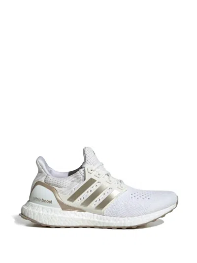 Adidas Originals Ultraboost Striped Trainers In White
