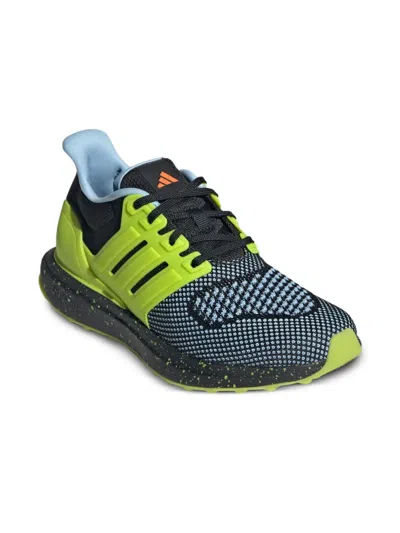 Adidas Originals Kids' Ultradream Dna "core Black/solar Slime" Sneakers In Multi