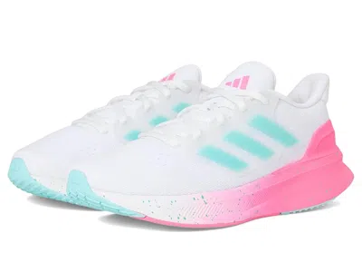 Adidas Originals Ultrarun 5 Shoes Kids Shoes White/flash Aqua/lucid Pink : 5.5 Big Kid M, Rubber