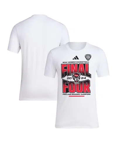 Adidas Originals Unisex Adidas White Nc State Wolfpack 2024 Ncaa Women's Basketball Tournament March Madness Final Fo In White,ncaa