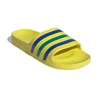 Adidas Originals Unisex Adult Adilette Aqua Slide Sandals In Multi