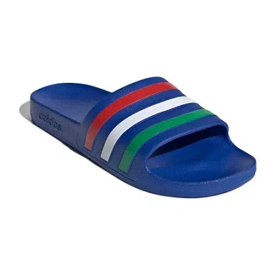 Adidas Originals Unisex Adult Adilette Aqua Slide Sandals In Multi