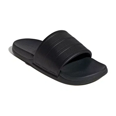Adidas Originals Unisex Adult Adilette Comfort 2.0 Slide Sandals In Black