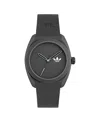 Adidas Originals Unisex Analog Black Polyurethane Watch, 42mm