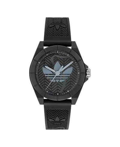 Adidas Originals Unisex Analog Black Resin Watch, 41mm