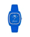 Adidas Originals Unisex Analog Blue Polyurethane Watch, 37mm