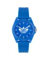 Adidas Originals Unisex Analog Blue Resin Watch, 41mm