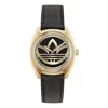Adidas Originals Unisex Fashion Edition Analogue Watch 'black Gold'
