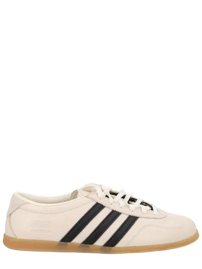 Adidas Originals Unisex Leather Low Pro Sneakers In Animal Print