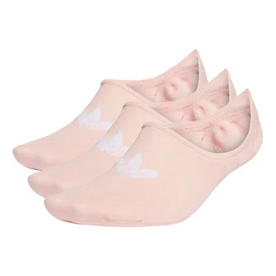 Adidas Originals Unisex Low Cut Sock 3p Logo Socks 3 Pairs Pink