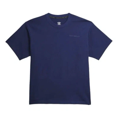 Adidas Originals Unisex Tee Purple In Blue
