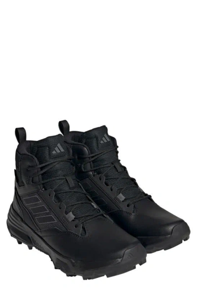 Adidas Originals Unity Rain.rdy Waterproof Mid Hiking Boot In Black/ Black/ Grey