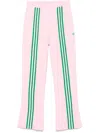 Adidas Originals Velour Track Pants In Pink