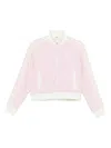 Adidas Originals Velour Zipped Sweatshirt In Pink