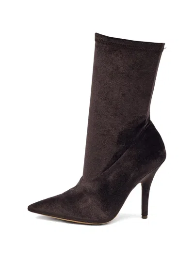 Pre-owned Adidas Originals Velvet Boots In Brown