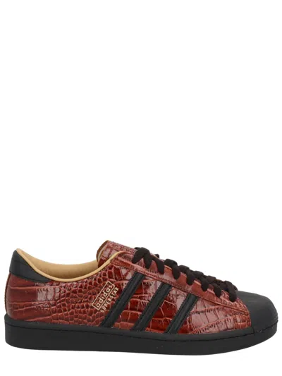 Adidas Originals Vintage Classic Superstar Sneaker In Burgundy