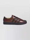 Adidas Originals Vintage Crocodile Pattern Round Toe Sneakers In Brown