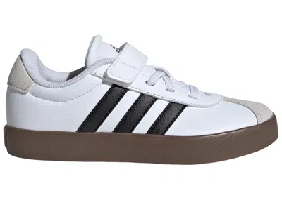 Pre-owned Adidas Originals Vl Court 3.0 Grey Sneakers In Cloud White/core Black/grey One