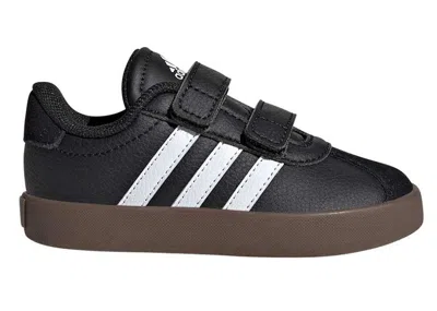 Pre-owned Adidas Originals Vl Court 3.0 Gum Sneakers In Core Black/cloud White In Multi