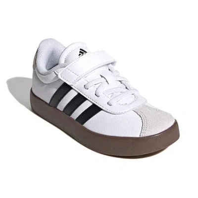 Adidas Originals Vl Court 3.0 Little Kid Unisex Sneakers In White