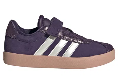 Pre-owned Adidas Originals Vl Court 3.0 Sneakers In Aurora Plum/zero Metalic/pink Gum