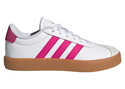 Pre-owned Adidas Originals Vl Court 3.0 Sneakers In Cloud White/shock Pink/crystal White