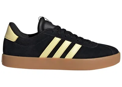 Pre-owned Adidas Originals Vl Court 3.0 (women's) Sneakers In Core Black/almost Yellow/cloud White