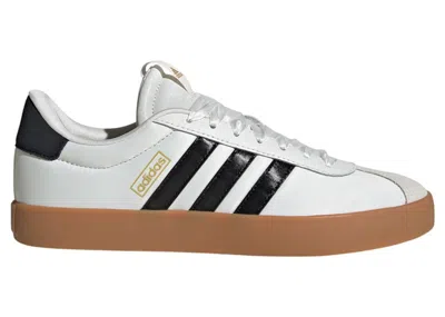 Pre-owned Adidas Originals Vl Court 3.0 (women's) Sneakers In Core White/core Black/gold Metallic In Multi