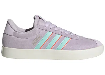 Pre-owned Adidas Originals Vl Court 3.0 (women's) Sneakers In Ice Lavender/semi Flash Aqua/solar Red In Multi