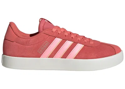 Pre-owned Adidas Originals Vl Court 3.0 (women's) Sneakers In Preloved Scarelet Red/pink Spark/almost Yellow