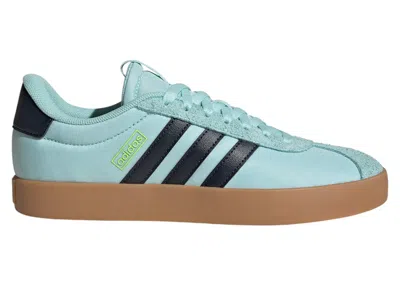 Pre-owned Adidas Originals Vl Court 3.0 (women's) Sneakers In Semi Flash Aqua/aurora Ink/lucid Lemon