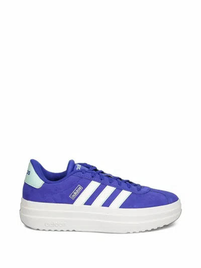 Adidas Originals Vl Court Bold Platform Sneakers In Blue