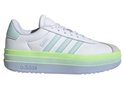 Pre-owned Adidas Originals Vl Court Bold Sneakers In Cloud White/halo Mint/violet Tone In Multi