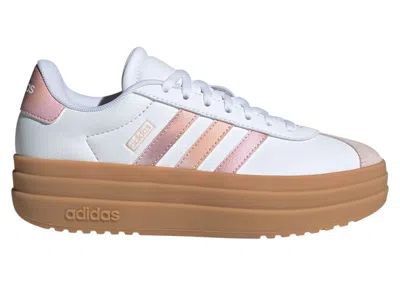Pre-owned Adidas Originals Vl Court Bold Sneakers In Cloud White/powder Coral/gum In Multi